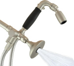 High Sierra Lead-Free Metal 3-Way Combo Shower Kit with Diverter Valve